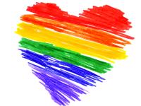 Regnbue hjerte mangfoldighed