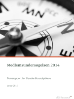 Medlemsundersøgelsen 2014  temarapport